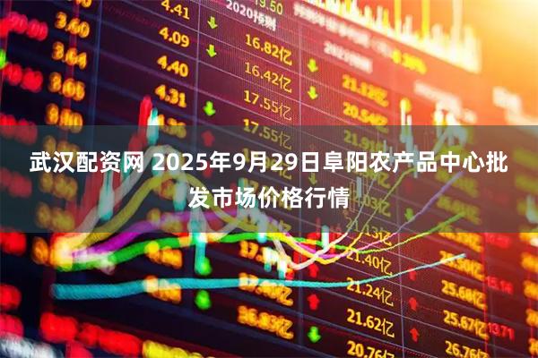 武汉配资网 2025年9月29日阜阳农产品中心批发市场价格行情
