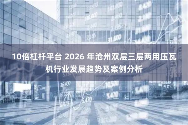 10倍杠杆平台 2026 年沧州双层三层两用压瓦机行业发展趋势及案例分析